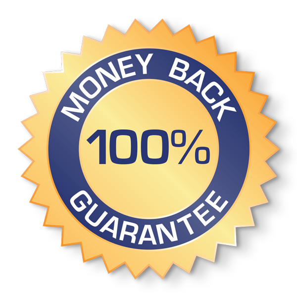 100% Money Back Gurantee